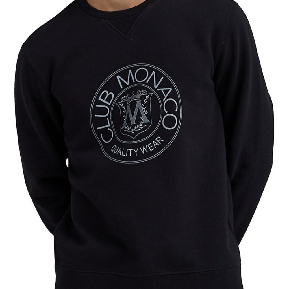 NWT Club Monaco Vintage Crest Sweater Unisex